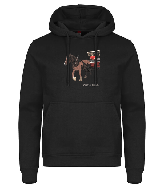 Hoodie personnalisé photo réaliste brodée Clic & Brod