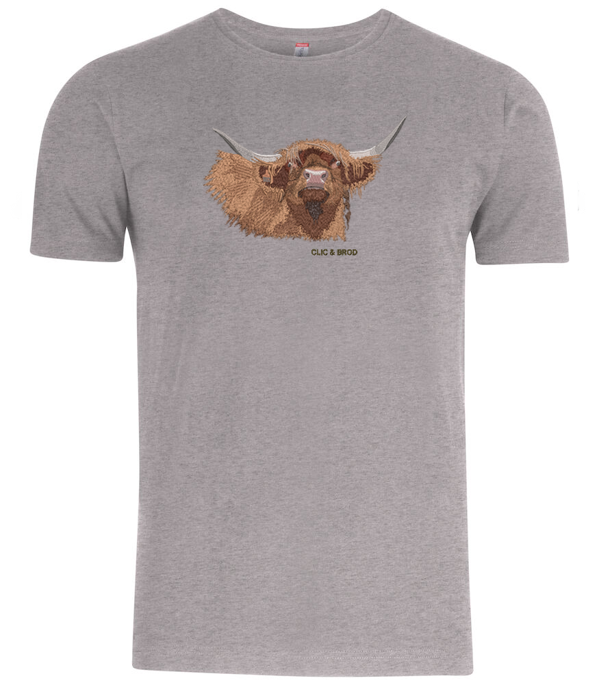 T-shirt personnalisé silhouette brodée (Copie) Clic & Brod