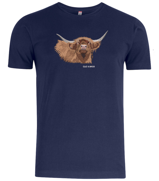 T-shirt personnalisé silhouette brodée (Copie) Clic & Brod