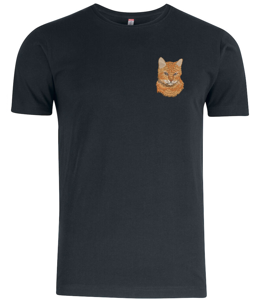 T-shirt personnalisé photo réaliste brodée cœur Clic & Brod