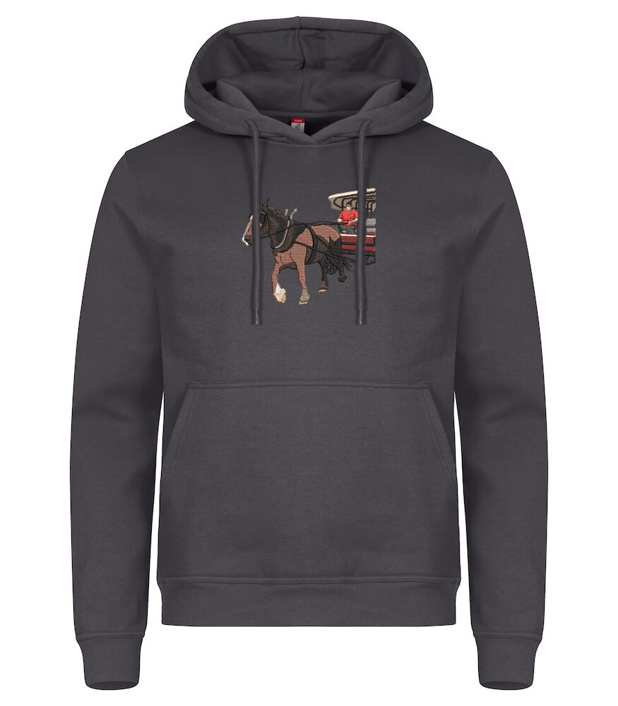Hoodie personnalisé photo réaliste brodée Clic & Brod
