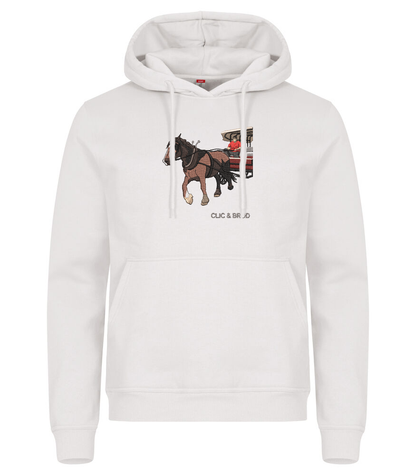 Hoodie personnalisé photo réaliste brodée Clic & Brod