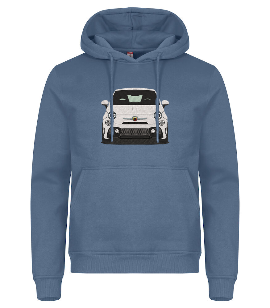 Hoodie personnalisé véhicule brodée Clic & Brod