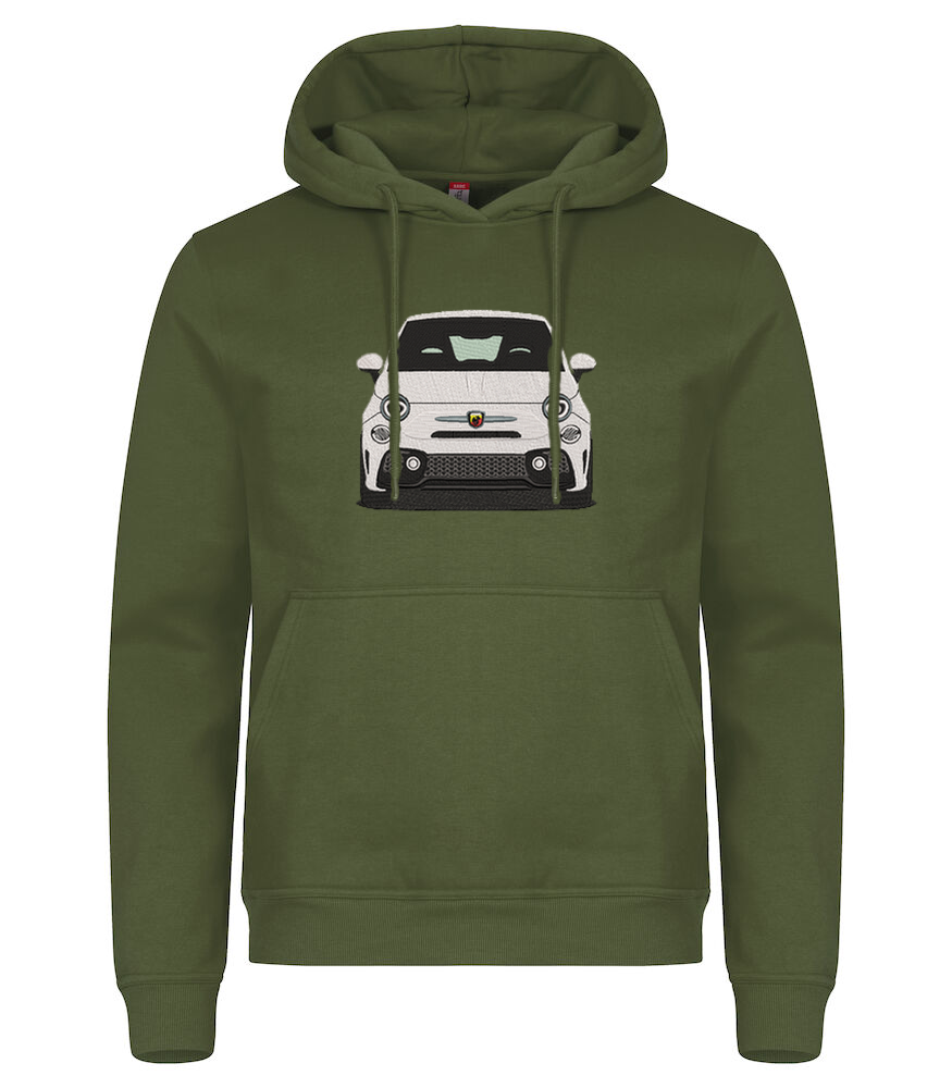 Hoodie personnalisé véhicule brodée Clic & Brod