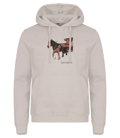 Hoodie personnalisé photo réaliste brodée Clic & Brod