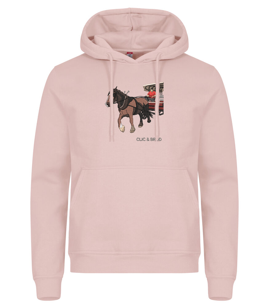 Hoodie personnalisé photo réaliste brodée Clic & Brod