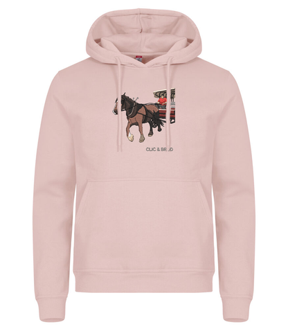 Hoodie personnalisé photo réaliste brodée Clic & Brod