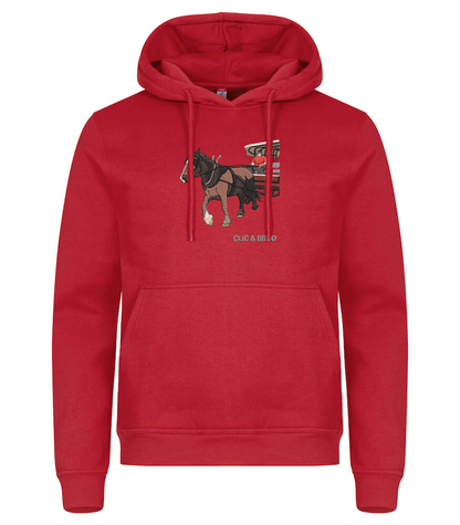 Hoodie personnalisé photo réaliste brodée Clic & Brod