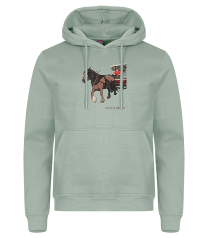 Hoodie personnalisé photo réaliste brodée Clic & Brod