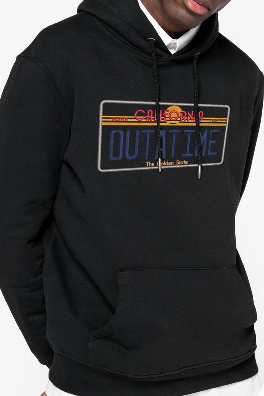 Hoodie plaque time Machine Clic & Brod