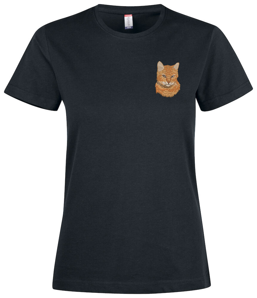 T-shirt personnalisé photo réaliste brodée cœur Clic & Brod