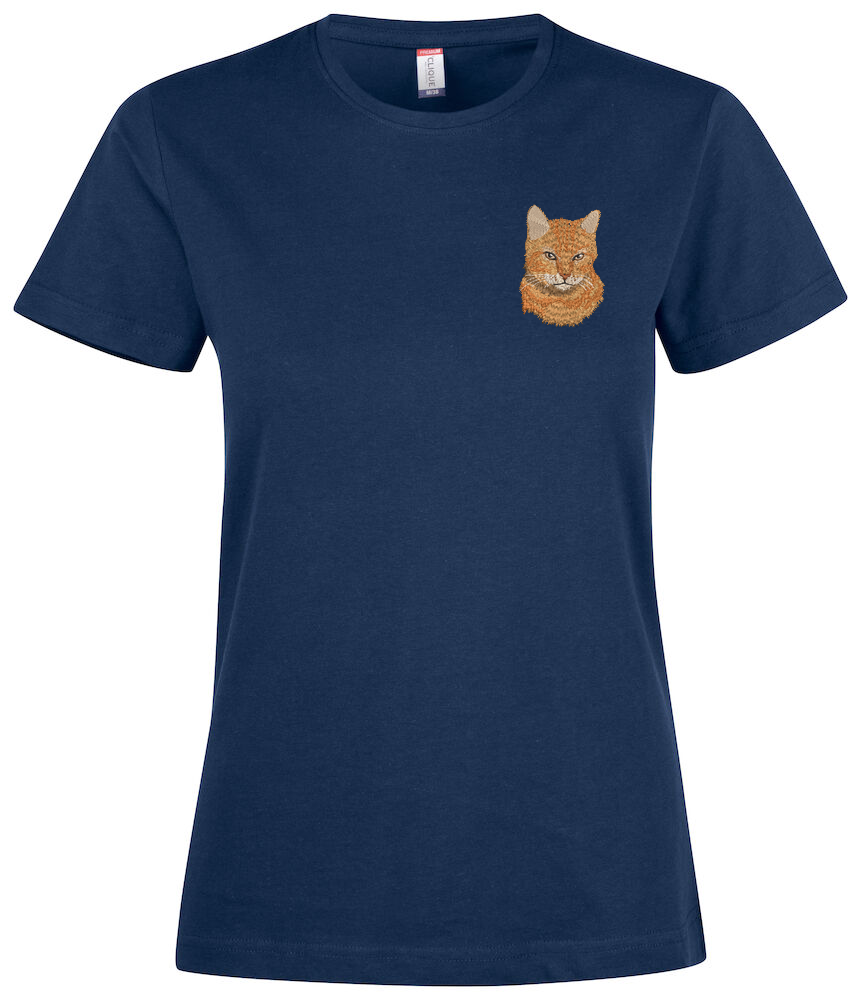 T-shirt personnalisé photo réaliste brodée cœur Clic & Brod