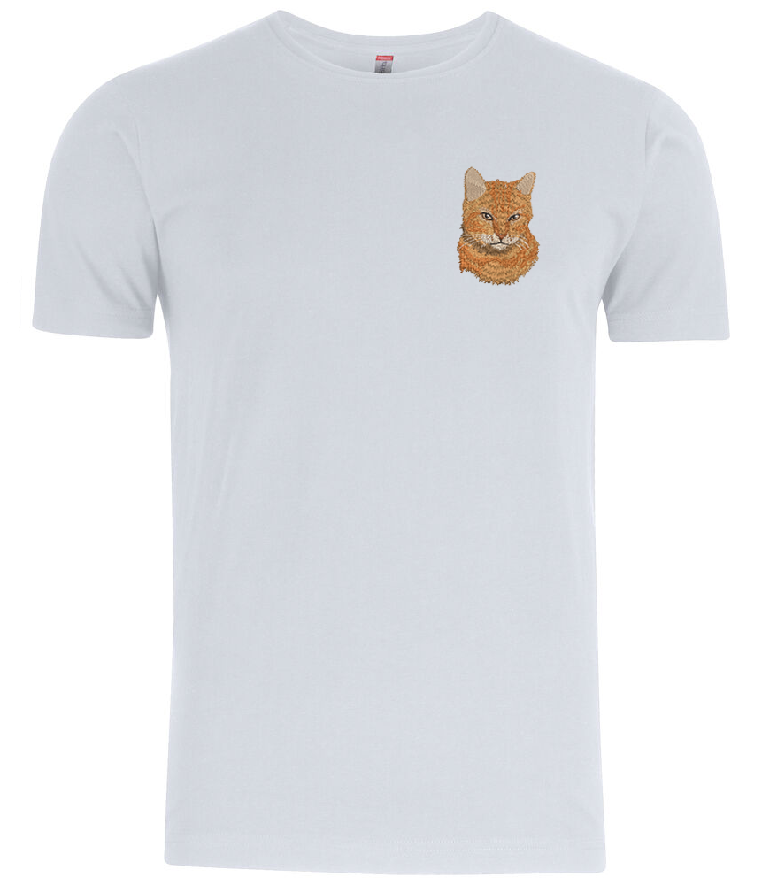 T-shirt personnalisé photo réaliste brodée cœur Clic & Brod