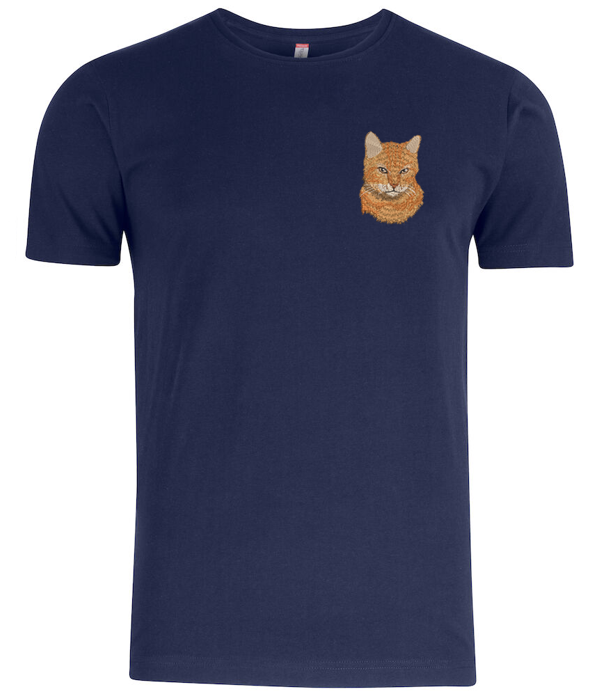T-shirt personnalisé photo réaliste brodée cœur Clic & Brod