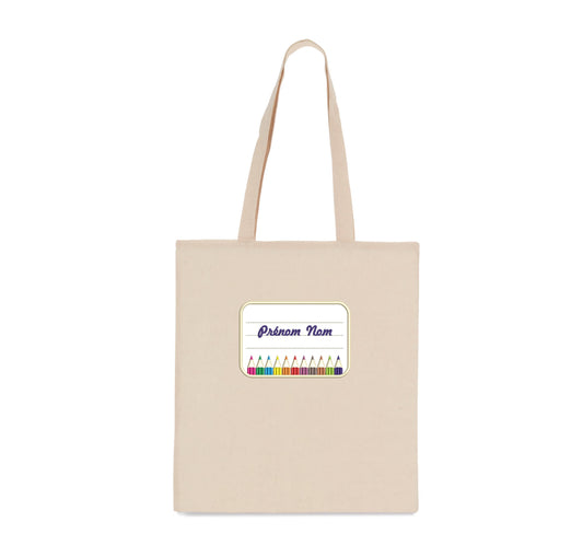 Tote bag écolier Clic & Brod